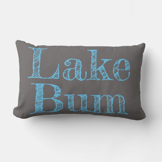 light blue LAKE BUM | Lumbar Cushion (Front)