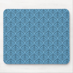 Light Blue Metro Retro Mousepad