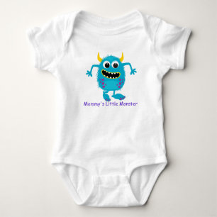 Light Blue Monster Infant Creeper (Baby Shirt)