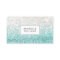 Light Blue Ombre Glitter and Bokeh Pattern