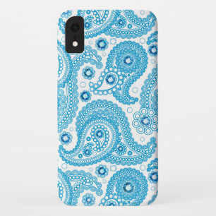 Light Blue Paisley Pattern Case-Mate iPhone Case