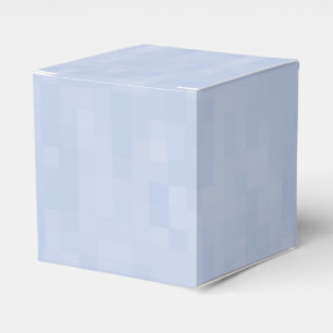Light blue pattern gift favour box