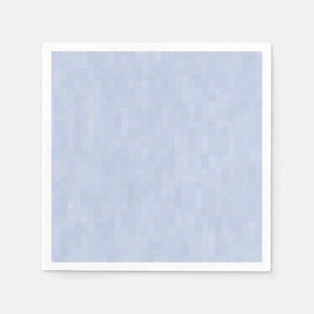 light blue pattern - paper napkin for parties! (Front)
