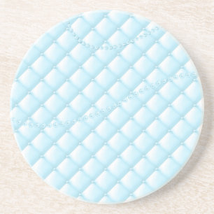 Light blue pearls coaster