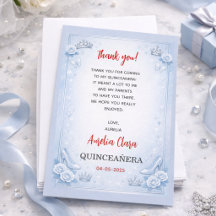 Light Blue Silver Princess Quinceanera Birthday