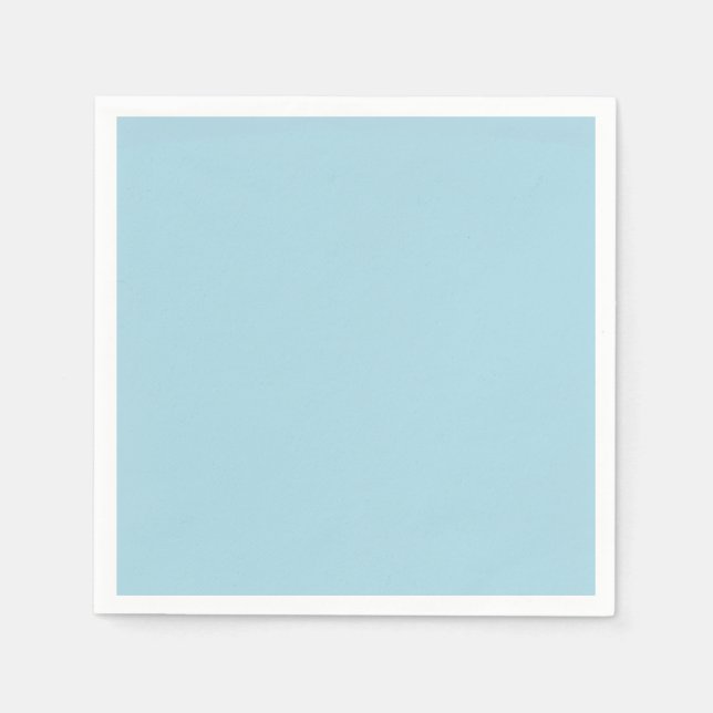 Light Blue Solid Color Napkin (Front)