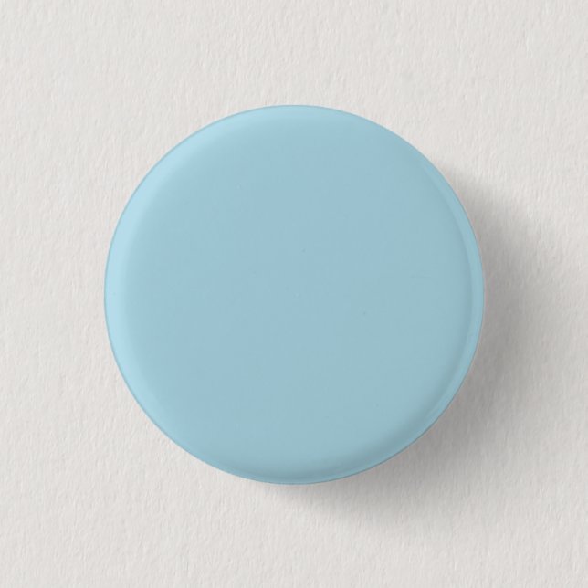 Light Blue Solid Colour 3 Cm Round Badge (Front)