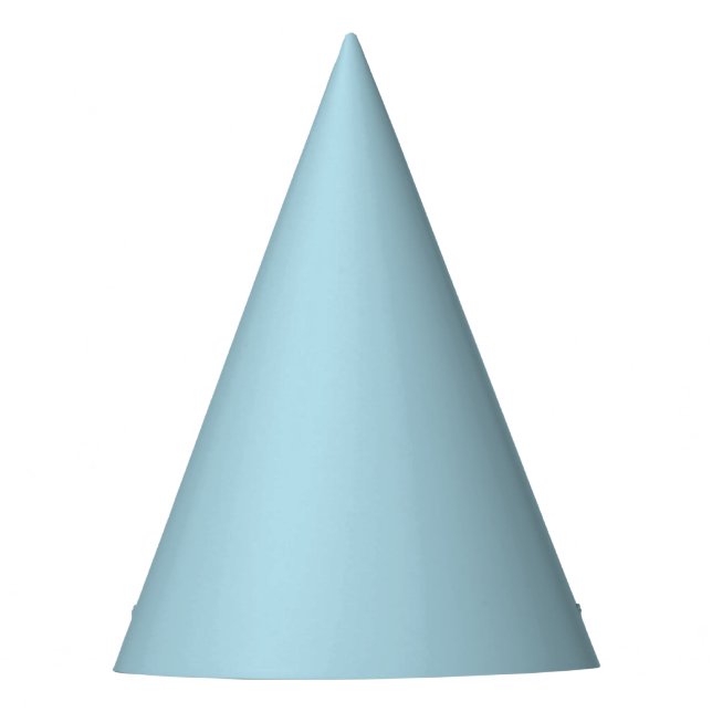 Light Blue Solid Colour Party Hat (Front)