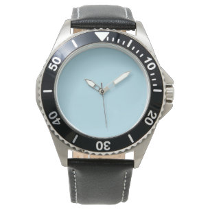 Light Blue Solid Colour Watch