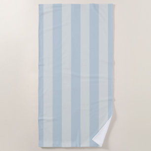 Light Blue Stripes Beach Towel