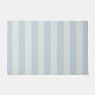 Light Blue Stripes Doormat