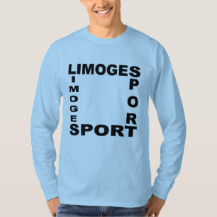Light blue T-shirt men LIMOGES SPORT