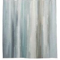 Light Blue Teal Gray Brown Abstract Stripe