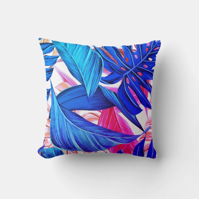Light blue throw pillow (Front)
