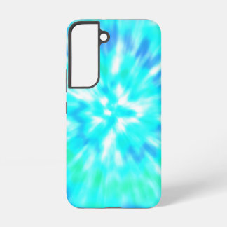 Light Blue Tie Dye Cell Phone Case