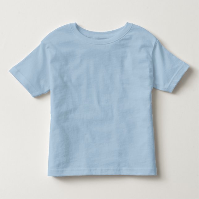 Light Blue Toddler Jersey T-Shirt (Front)