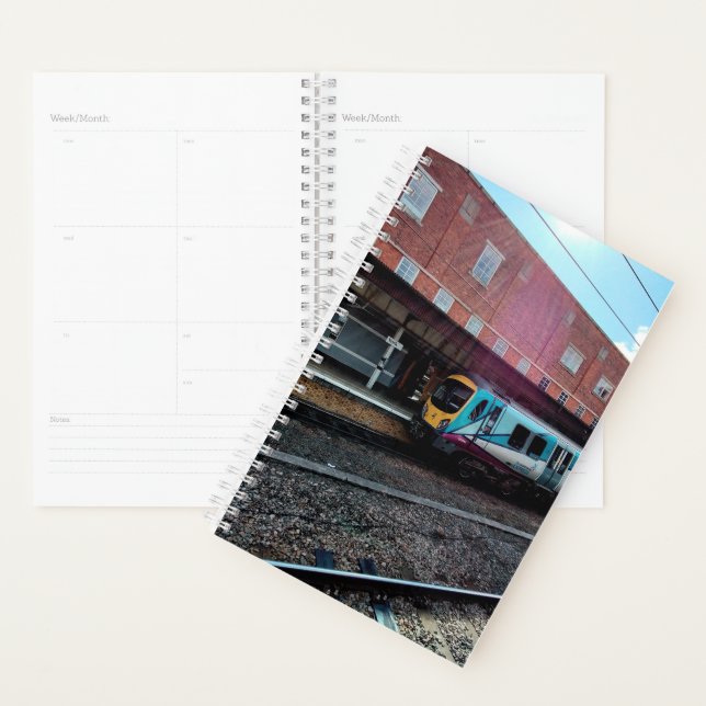 Light blue train planner (Display)