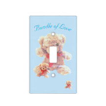 Light Blue Vintage Teddy Bear Nursery