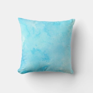 Light Blue Watercolor– Serene Style Cushion