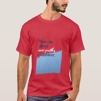 Light Blue White Silver 80s Aesthetic Quotere frie T-Shirt