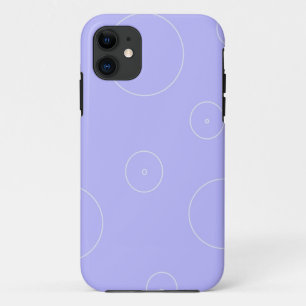 Light Blue with Modern Circles Case-Mate iPhone Case