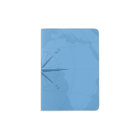 Light Blue World Map Custom Passport Holder