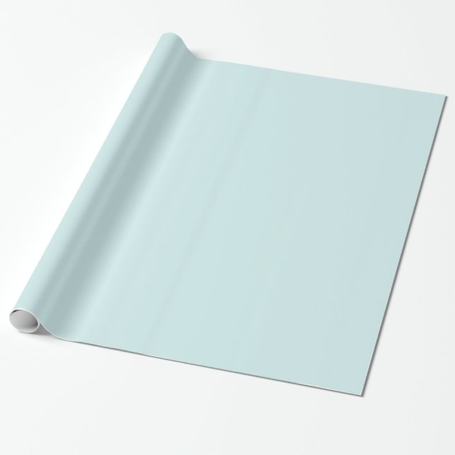 Light Blue Wrapping Paper (Unrolled)