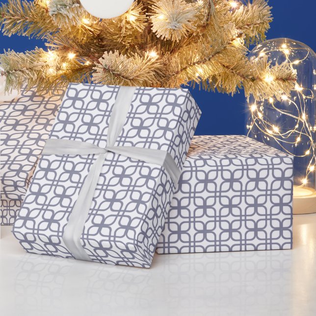 Light blue wrapping paper (Holidays)