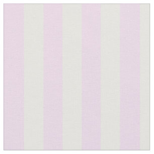 Light Blush Pink and White Vertical Stripes Fabric