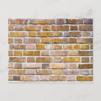 Light Brown Brick Wall Postcard