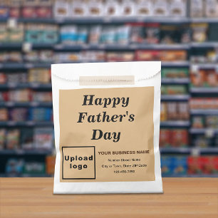 Light Brown Business Brand Father’s Day Paper Bag