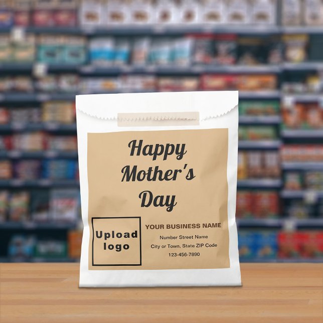 Light Brown Business Brand Mother’s Day Paper Bag (Creator Uploaded)