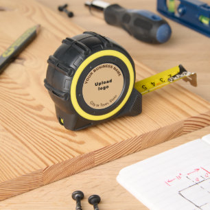 Light Brown Business Brand on Tape Measure 1