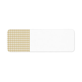 Light brown check pattern. Beige gingham.
