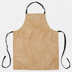 Light brown, leather texture background. apron
