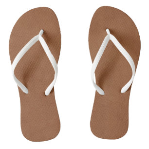 Light Brown Leather's Digital Print Jandals