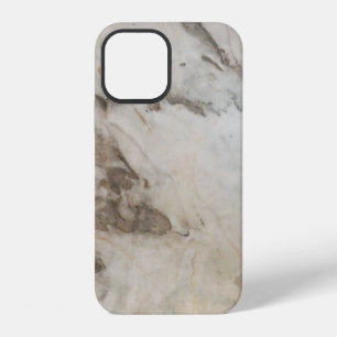 Light brown marble stone texture background.abstra iPhone 12 case