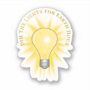 Light Bulb Dim The Lights Earth Hour 