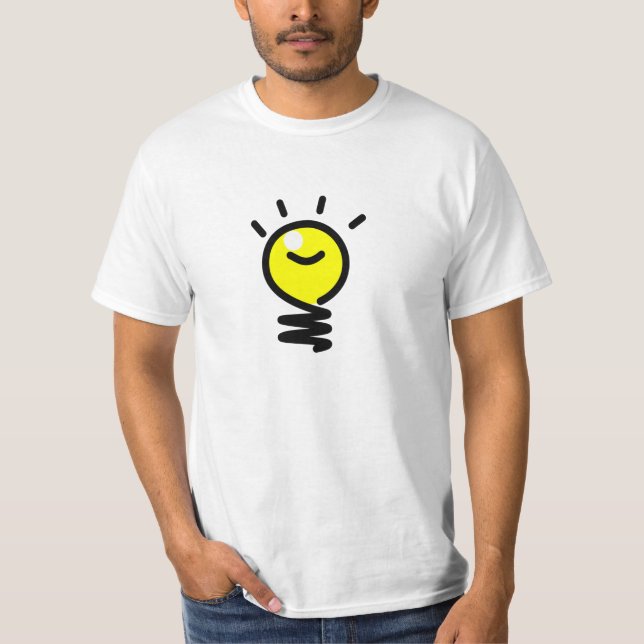 Light Bulb Idea T-Shirt (Front)