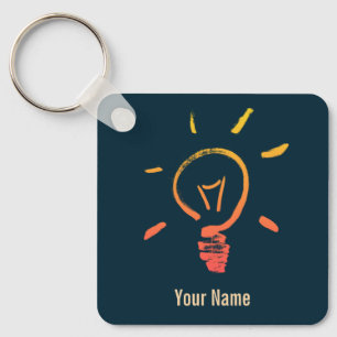Light bulb lamp retro lightbulb smart electrician key ring