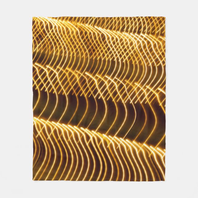 light bulb patternabstract, background, ball, blur fleece blanket (Front)