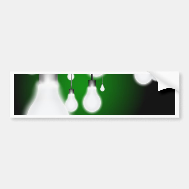 Light Bulbs Bumper Sticker (Front)
