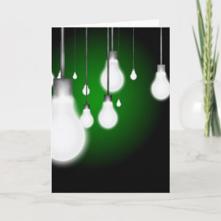 Light Bulbs Card