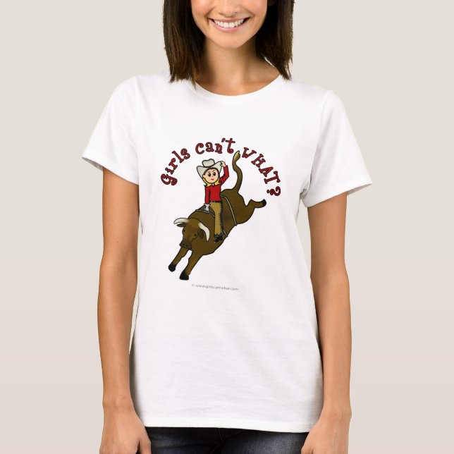 Light Bull Rider T-Shirt (Front)