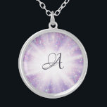 *~* Light Burst Healing Energy Sparkle Monogram Silver Plated Necklace<br><div class="desc">JEWELRY WITH INTENTION (R) - Energetically Enhanced Jewellery. - Personalise with your own initial or monogram. As a professional distance spiritual energy healer since 2001, I have learned, developed and utilised the power of energy healing intention. All my JEWELRY WITH INTENTION (R) carries the healing energy of positive manifestation. This...</div>