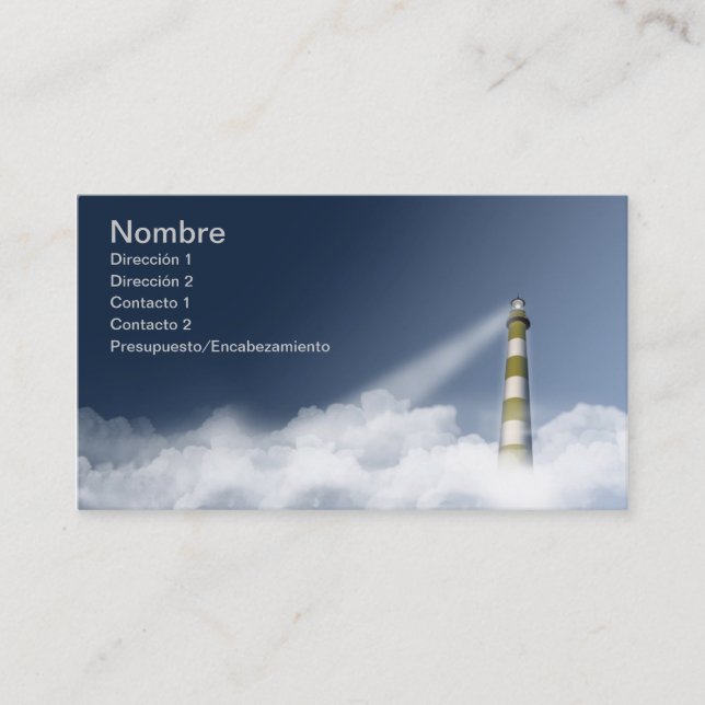 LIGHT BUSINESS CARD (Front)