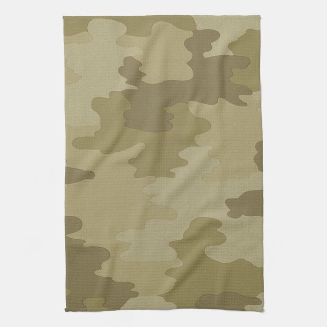 Light Camouflage Kitchen Towel (Vertical)