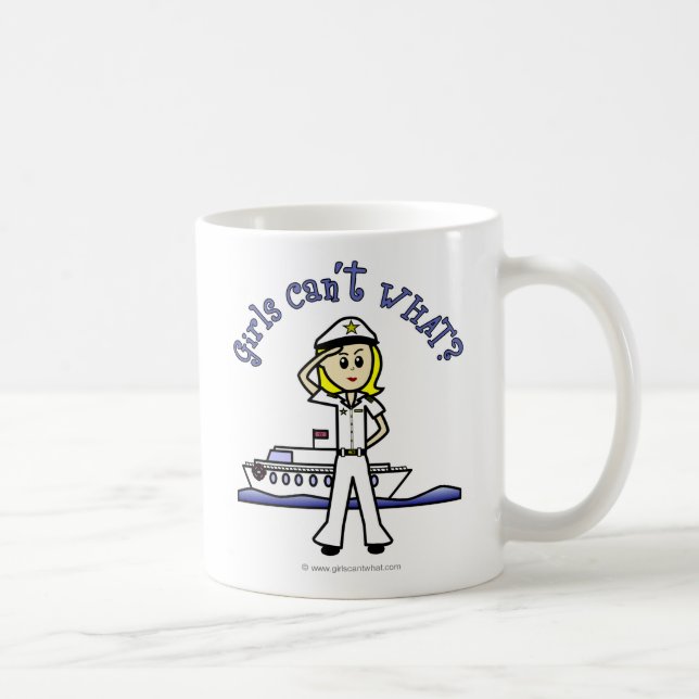 Light Captain Girl Coffee Mug (Right)
