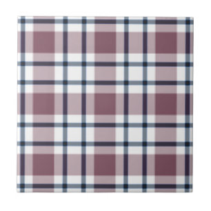 Light chequered retro pattern brown grey white tile