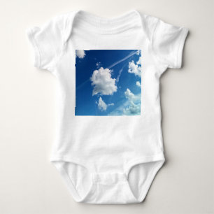 Light clouds baby bodysuit